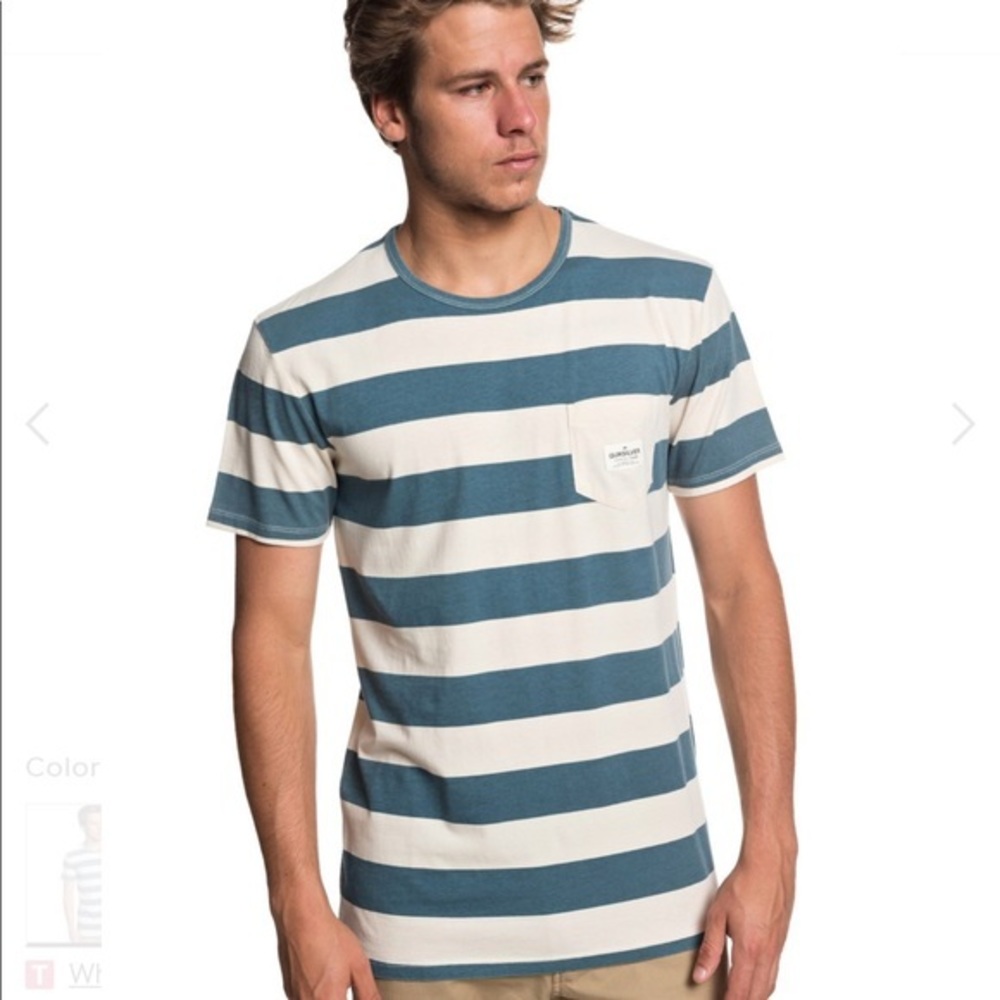 NWT QuikSilver Maxed Kyoto Striped Shirt